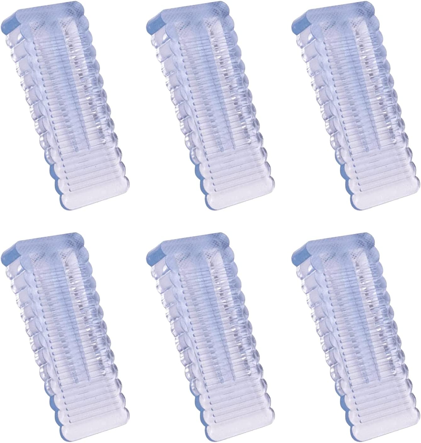 16 Türkeile Transparent - Rutschfeste Gummi-Stopper Für Alle Türen