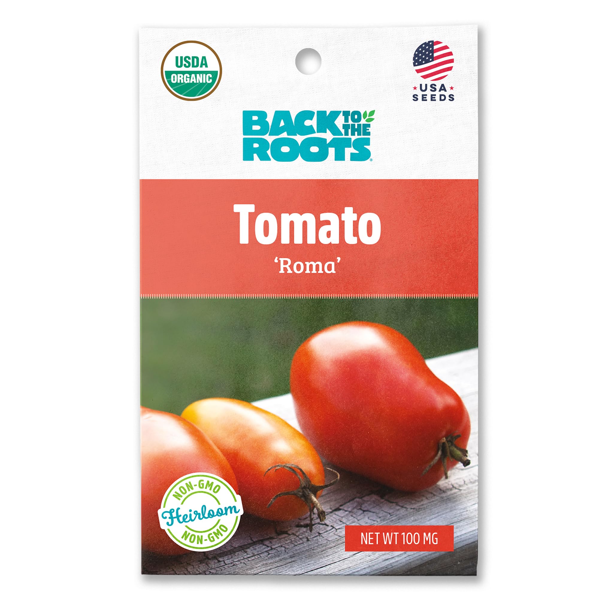 Organic Roma Tomato Seed (1-Pack)