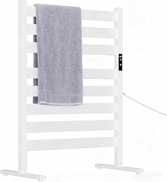 Towel Warmers for Bathroom, Heated Towel Racks for Bathroom, with Timer and Temperature Adjustment, Overheat Protection Function, Freestanding Towel Warmer. Suitable for Bathroom, Bedroom