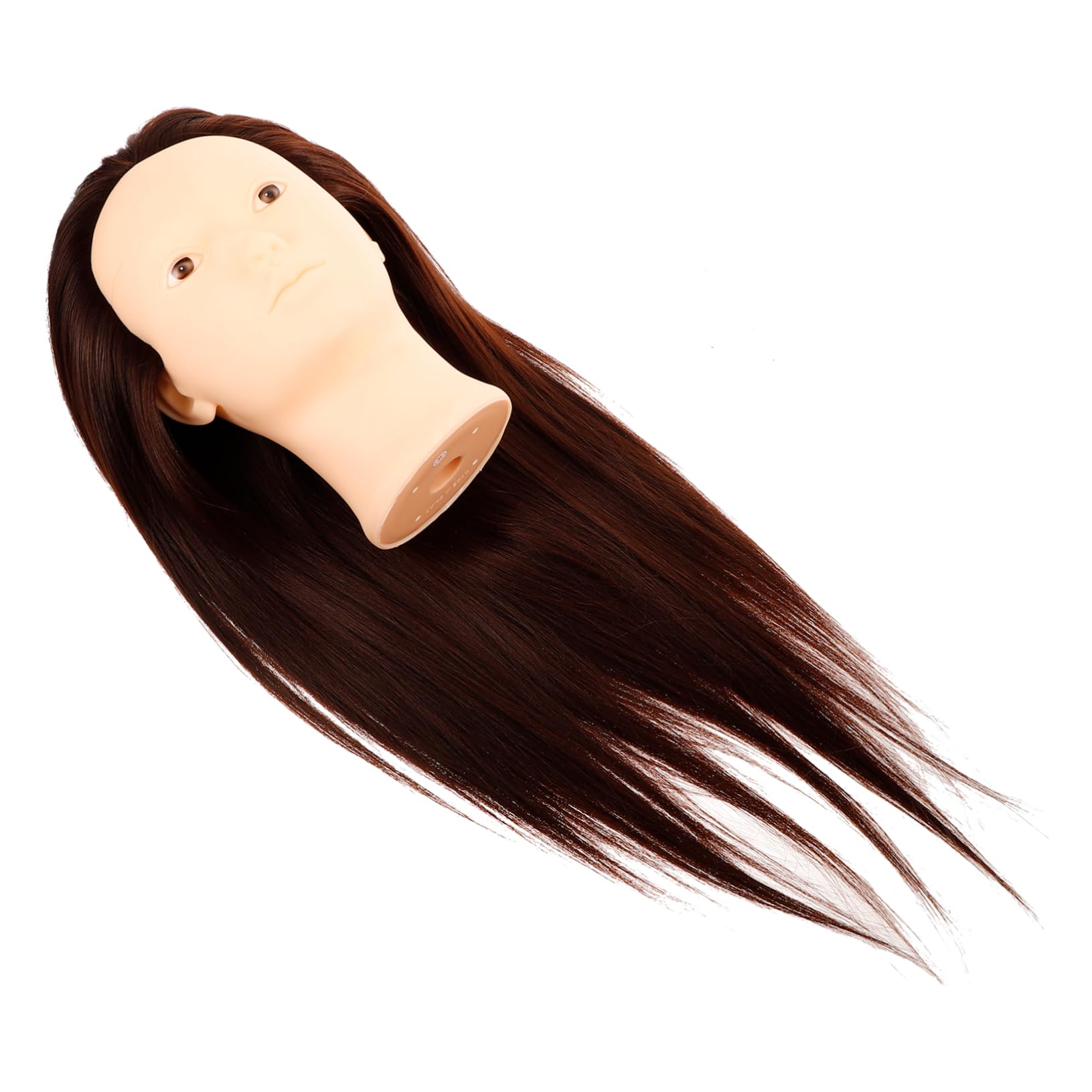 Baluue Practice Braid Wig Stand Mannequin Head Cosmetology Tool Realistic Head Model for Styling