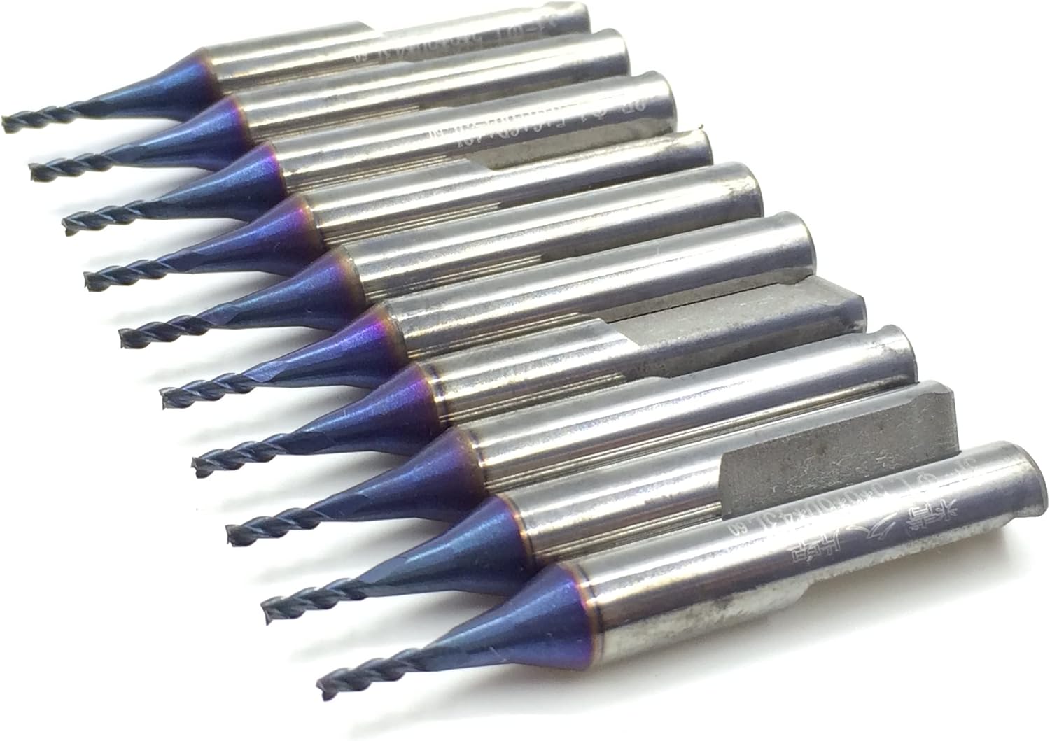 Germany Imported Material! End Milling Cutter 1.5mmx43L(B3403-RIC08409B) in Carbide fit for KEYLINE-Bianchi 994 Laser Machine/F Clamp Key Machine (10)