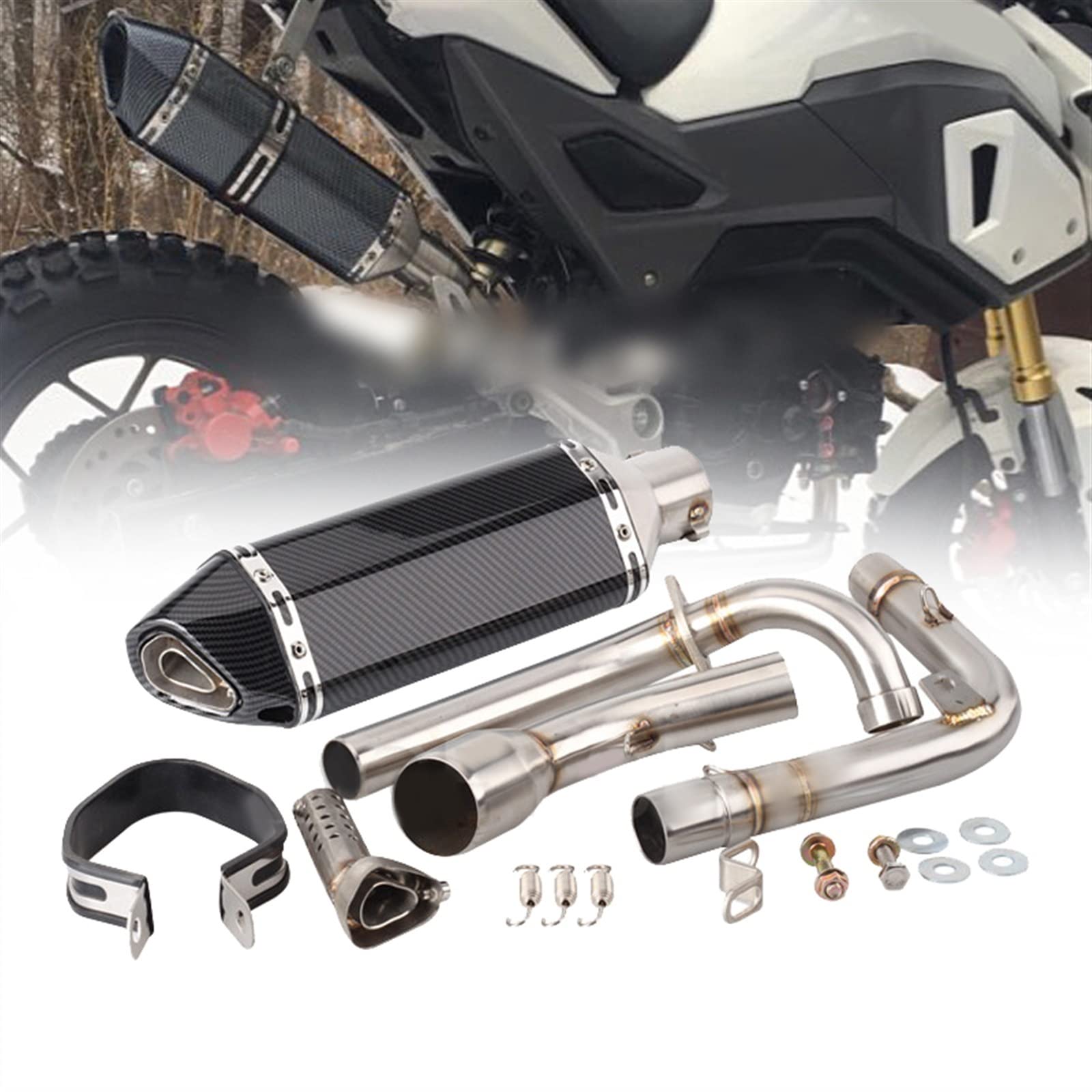 Silencieux échappement Honda Grom MSX125 pour remplacer la ligne d'origine usée