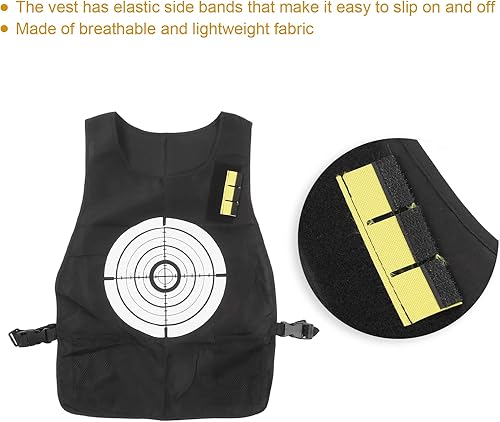 Miniatura 3 de Chaleco de objetivo activado por agua, secado rápido, elástico, de doble cara, conjunto de chaleco activado por agua de verano para actividades en