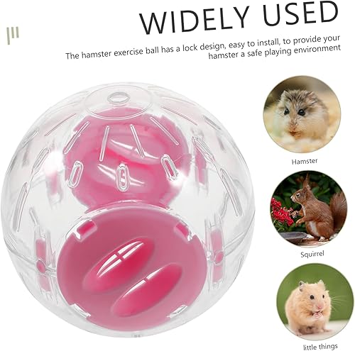 Miniatura 3 de Ipetboom Pelota deportiva de hámster pequeño, juguetes de chinchilla, juguetes de erizo, entrenamiento de ejercicio, pelota de ratones, juguete de