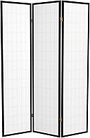 Vista 98 de Red Lantern Panel de ventana Shoji de 6 pies de alto, divisor de habitación de 3 paneles de palisandro