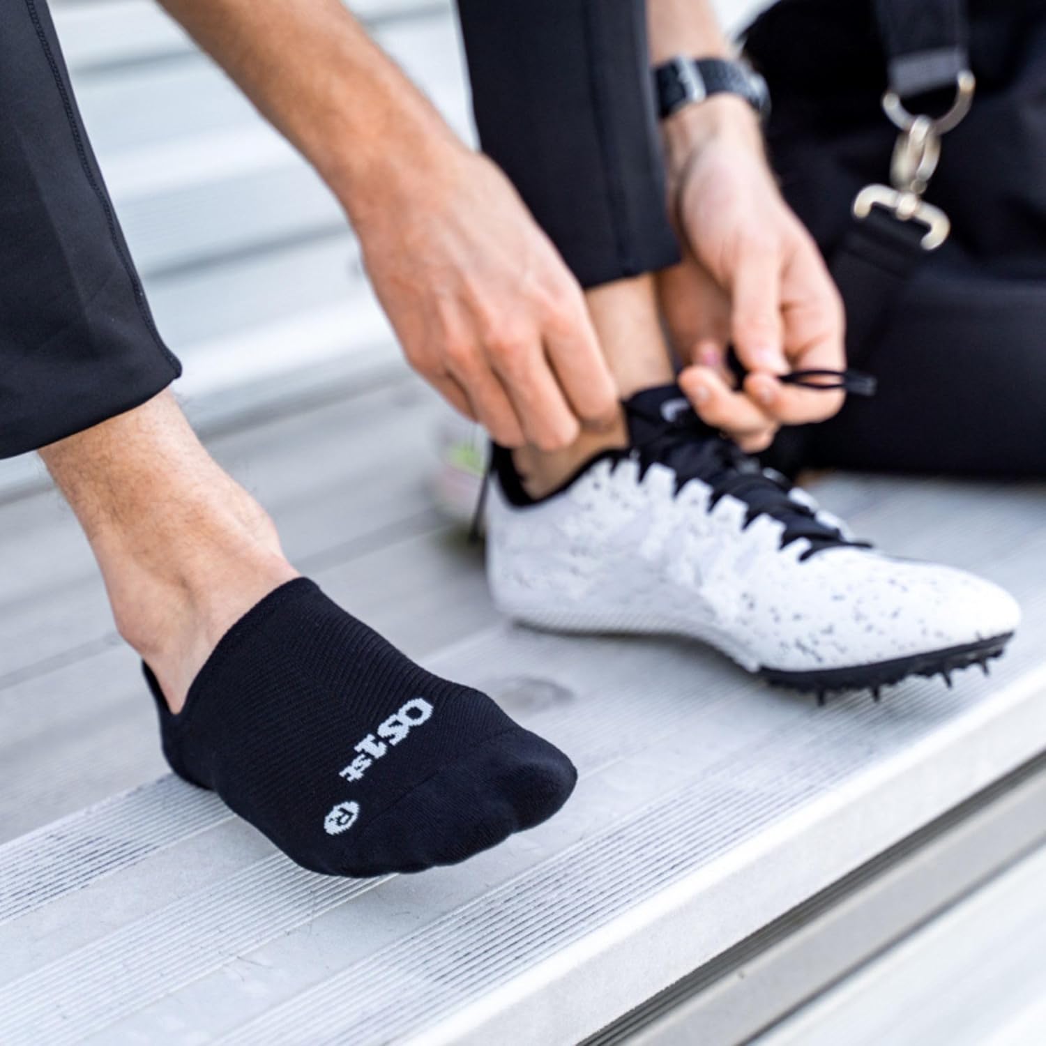 OS1st Nekkid Comfort Socks, 3 Pk, ultimate no-show, light compression, added stability, non-slip wear & improved circulation