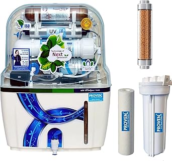 Proven Aqua Swift Copper RO Water Purifier | RO+UV+UF+TDS Adjuster | 15L Tank | 12-Stage Purification | ISI Certified | For Borewell & Hard Water | 1-Year Warranty | Free Prefilter