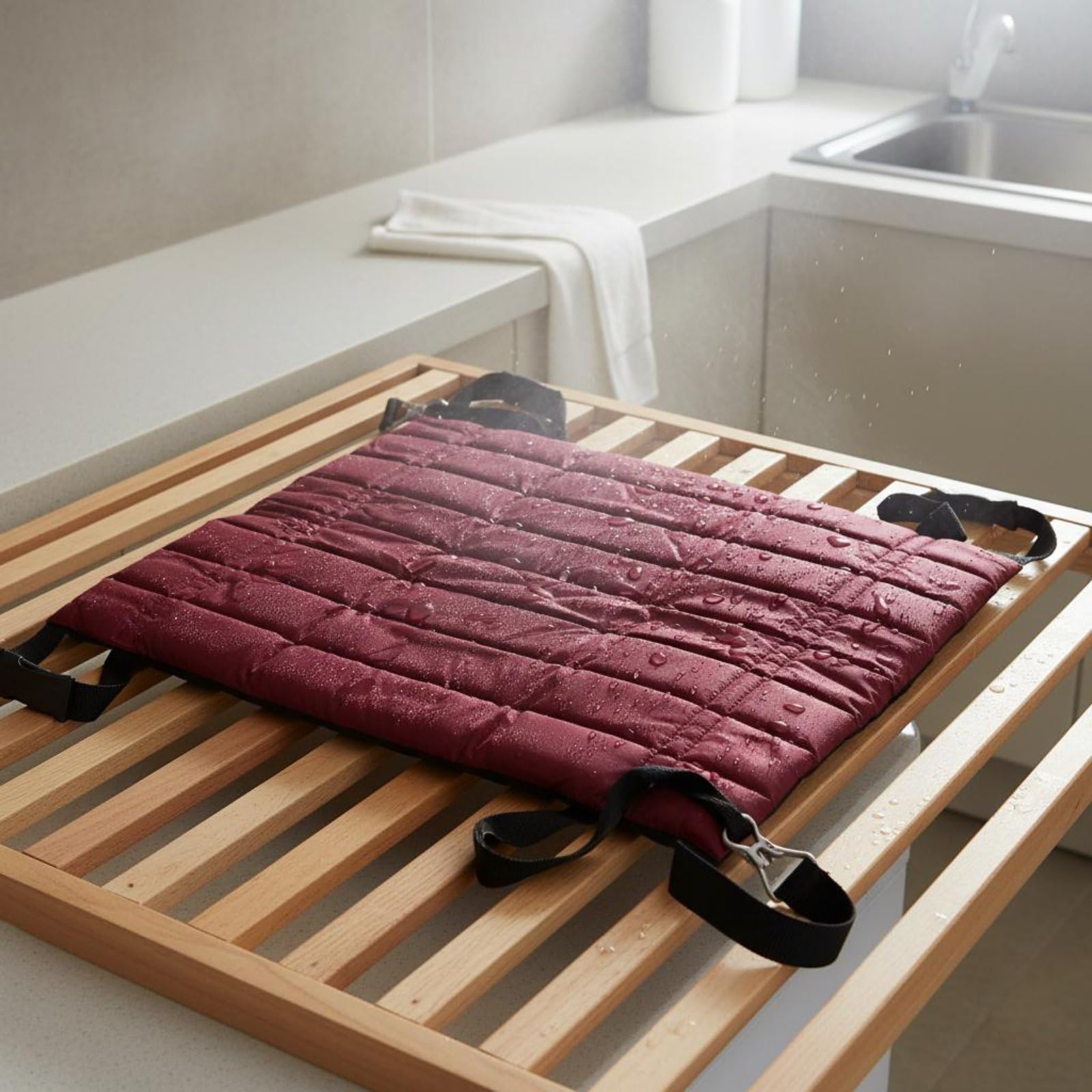 Patient Transfer Pad Hoja de Transferencia Paciente Sábana de Reposicionamiento Pad de Traslado Tapete con Asas y Cinturón para Levante Asistido