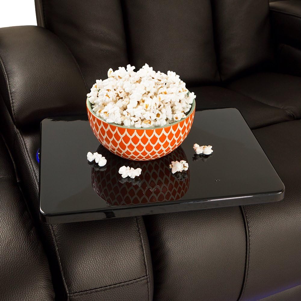 Seatcraft Grenada Black 7000 Leather Power Straight Row of 4 : Home & Kitchen