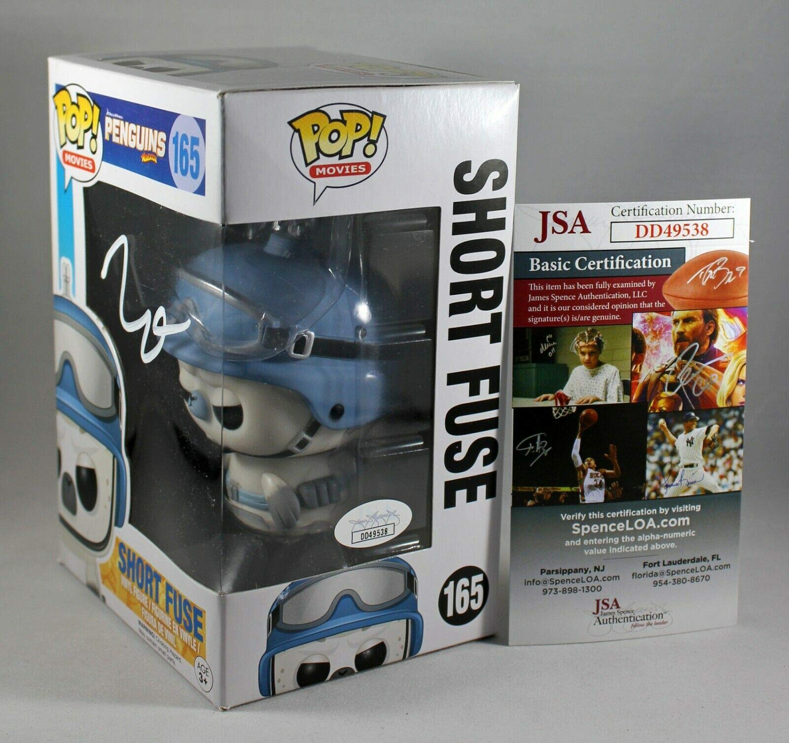 Ken Jeong Signed Penguins of Madagascar Short Fuse Funko Pop Vinyl