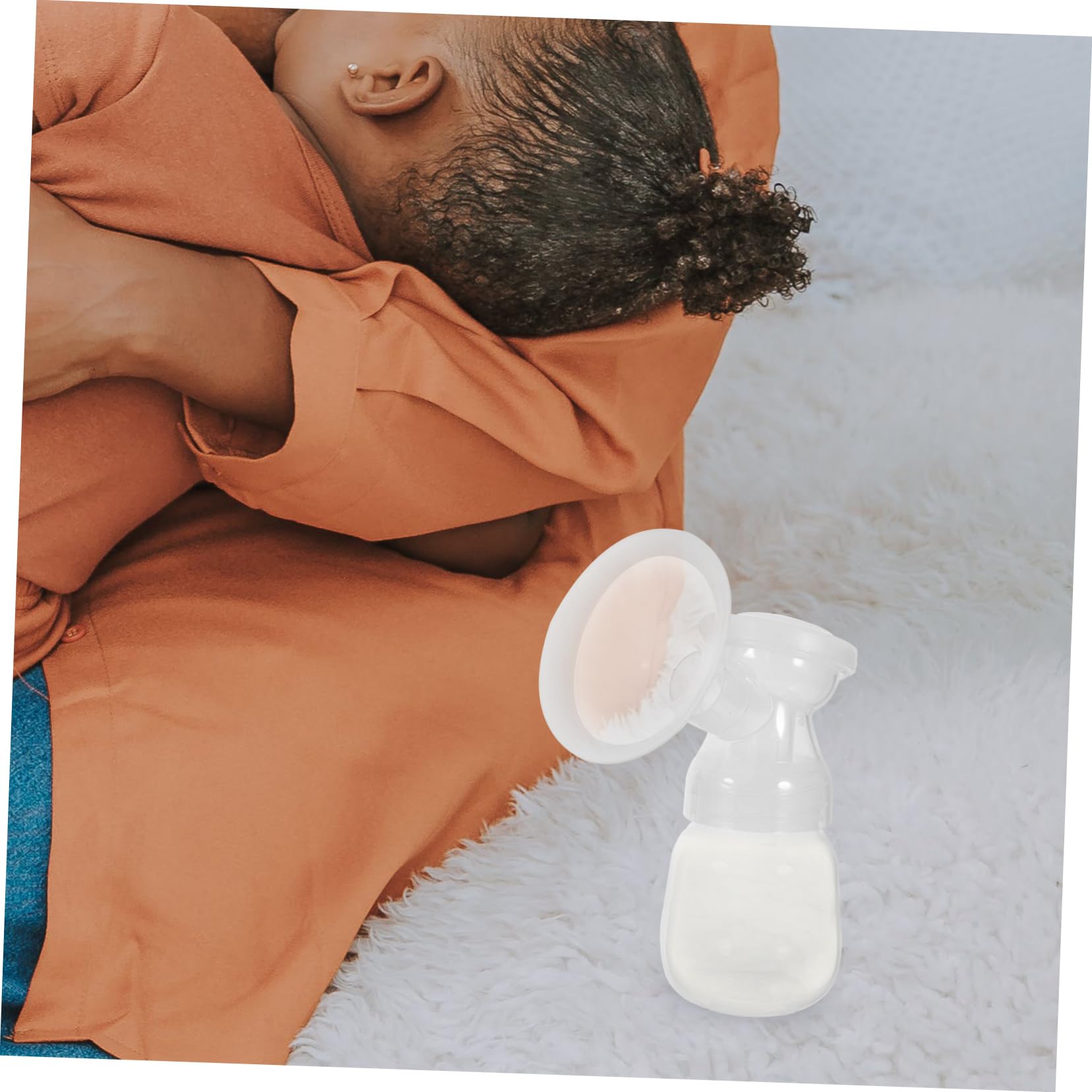 Extractor de Leche Eléctrico Automático, 1200mah, 1 Juego | Pp y Silicona, Función Silenciosa y Ajuste Multinivel, para Pecho, Uso en Madres Primerizas