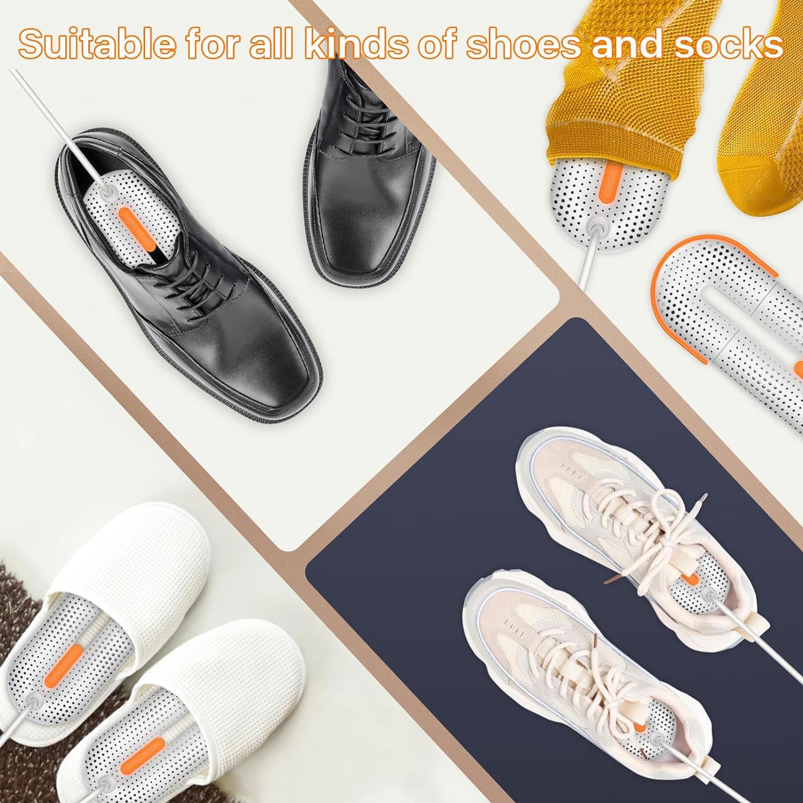 Asciugatore Per Scarpe E Stivali Con Timer - Ideale Per Calzature Sportive, Casa E Viaggio