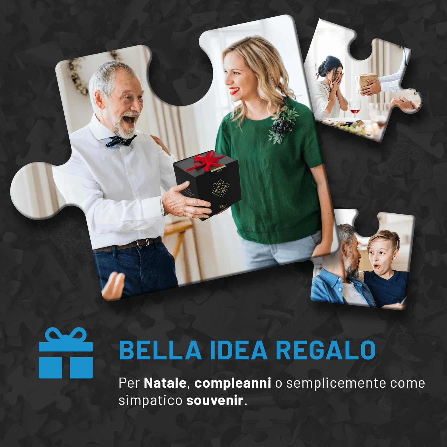 Black Box Puzzle 1000 pezzi, Blackbox Puzzle con motivo a sorpresa senza modello, Impossible Puzzle - puzzle difficile, per puzzle adulti e bambini dai 14 anni, puzzle box architettura edizione 2023
