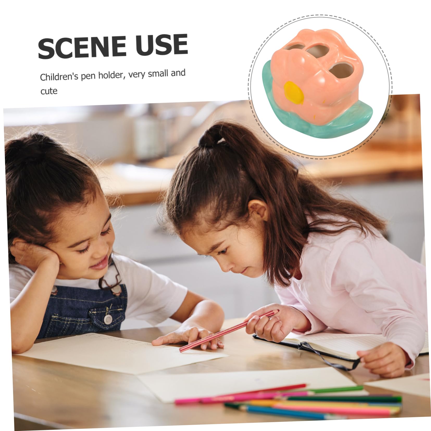 Cabilock 4 Pz Portaspazzolini Contenitore Per Spazzolini Da Denti Portaspazzolino Per Bambini Bancone Portaspazzolino Porta Spazzolino Da Denti Elettrico Ceramica Rosa