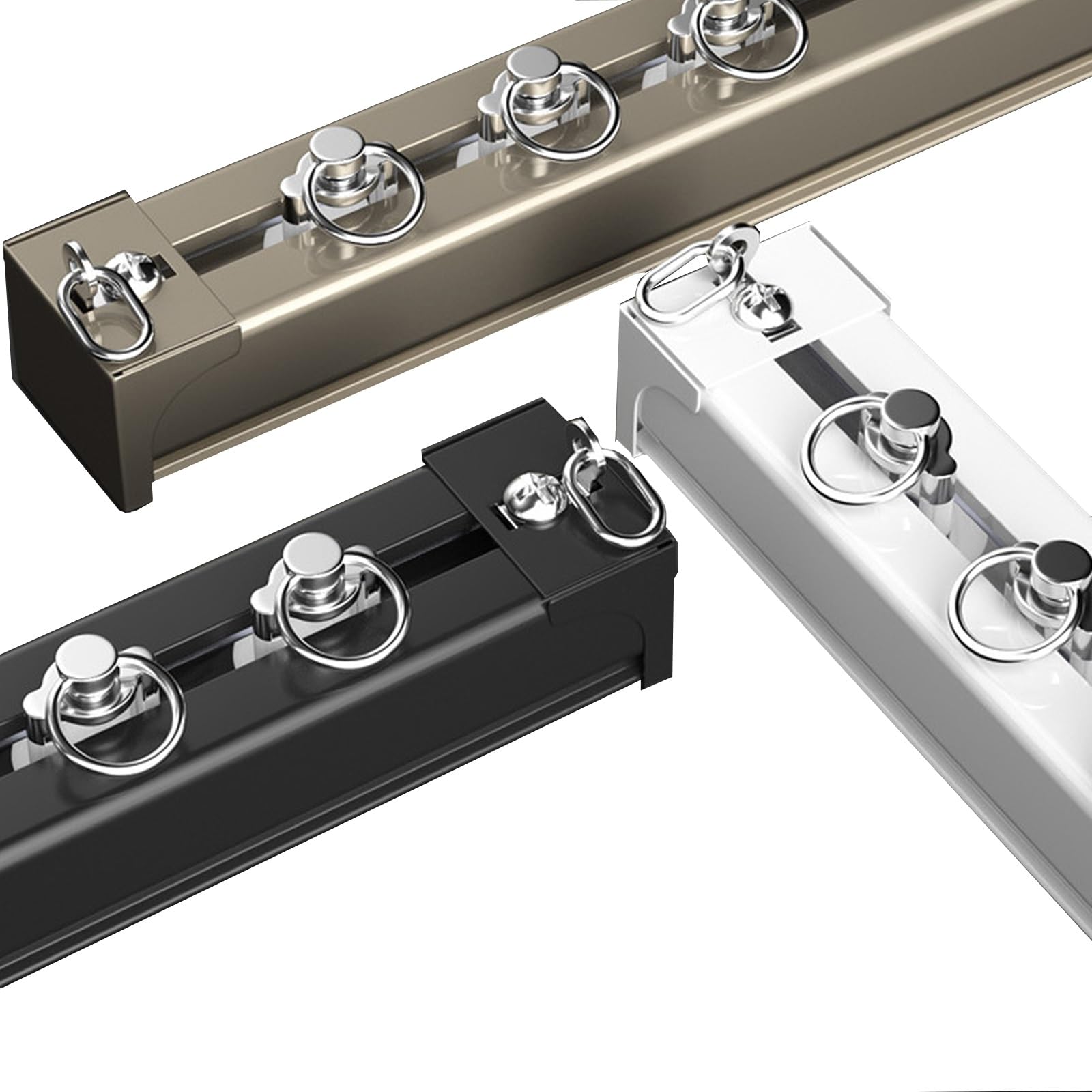 Kit Tenda Da Soffitto Pieghevole - 5m Binario Con 155 Accessori - Foto 12