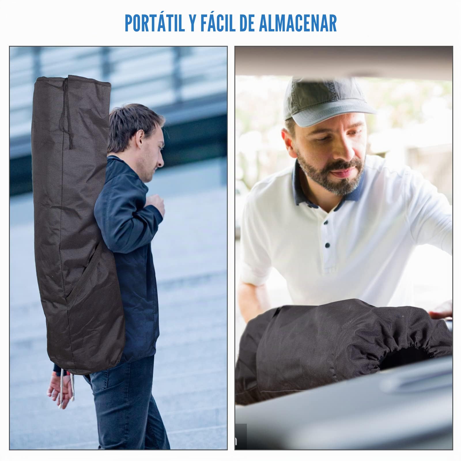 Todeco Soporte de Suelo para Hamaca Con Ruedas y Bolsa de transporte, Accesorios: Hamaca no incluida, Tamaño: 296-380 x 107-132 x 100 cm