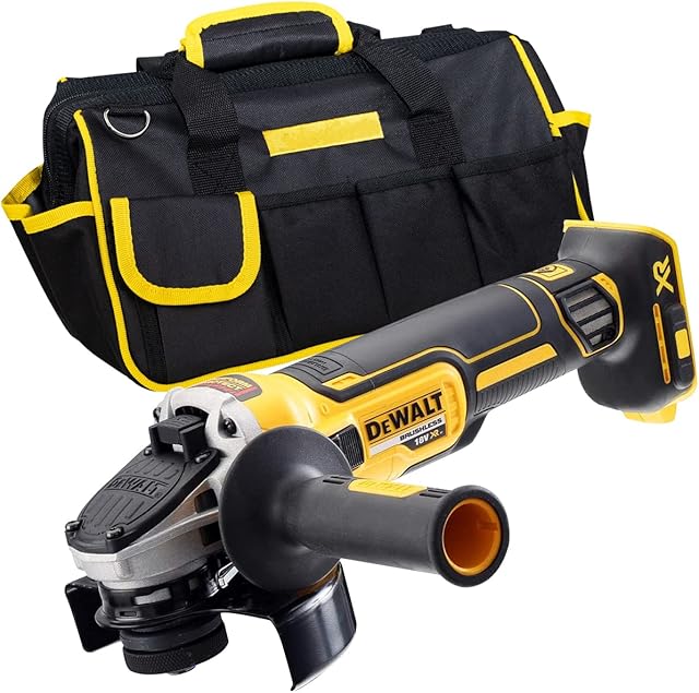 DeWalt DCG405N 18V Brushless 125mm Angle Grinder with Bag (Battery & Charger Not Included)