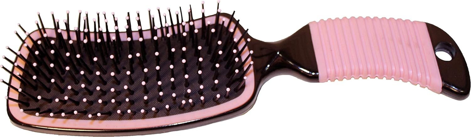 Partrade Trading Corporation Curved Mane and Tail Brush Pink : Pet Supplies
