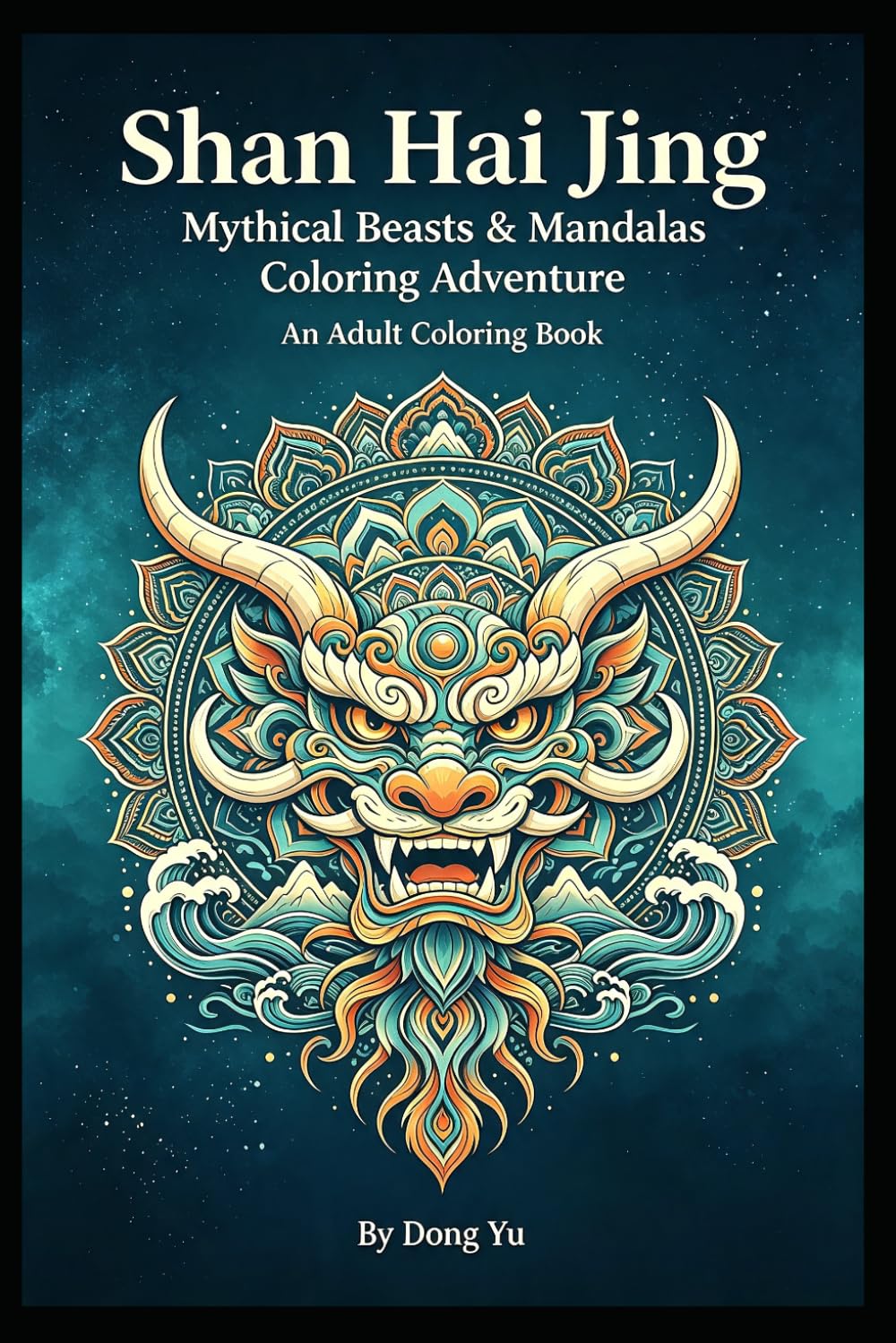Shan Hai Jing Mythical Beasts & Mandalas Coloring Adventure: An Adult Stress Relief Coloring Book Featuring Taotie, Qiongqi & Ancient Oriental Mandala Beast Patterns