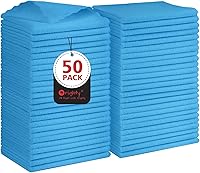 Vista 33 de Orighty Paño de limpieza de microfibra, paquete de 24 trapos de limpieza altamente absorbentes, suministros de limpieza para el hogar, paños