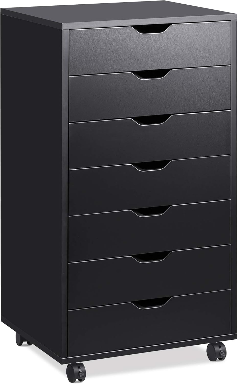 DEVAISE 7Drawer Chest, Wood Dresser Organizer with