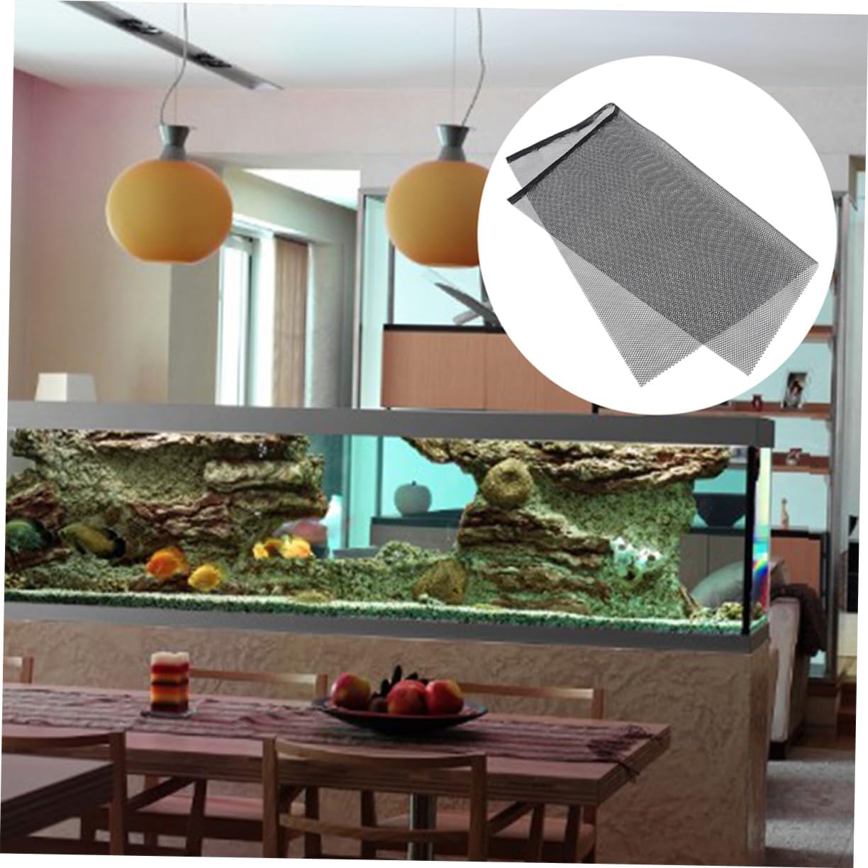 Fish Tank Jumping Net Cover Durable Plastic Panel for Betta Fish Aquarium Lid for Jump Prevention and Secure Environment
