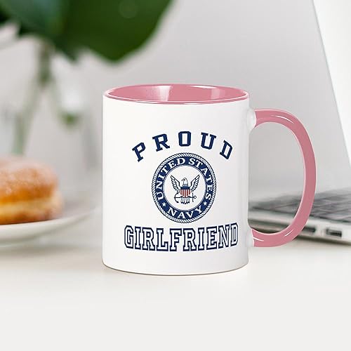 Miniatura 10 de CafePress Worlds Best Girlfriend - Taza de café de cerámica, taza de té, 11 onzas