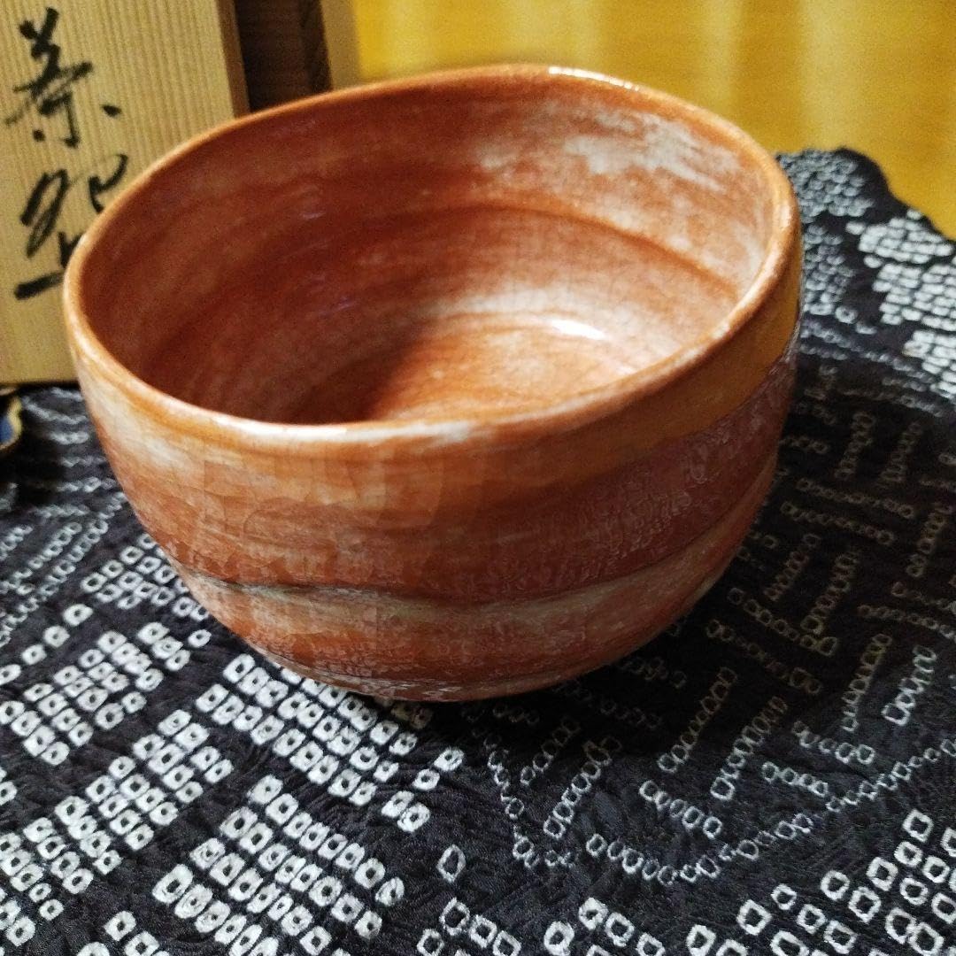 Akiraku Matcha Bowl Yoshimuko Akizuki Style *Wooden box is not included for international shipping