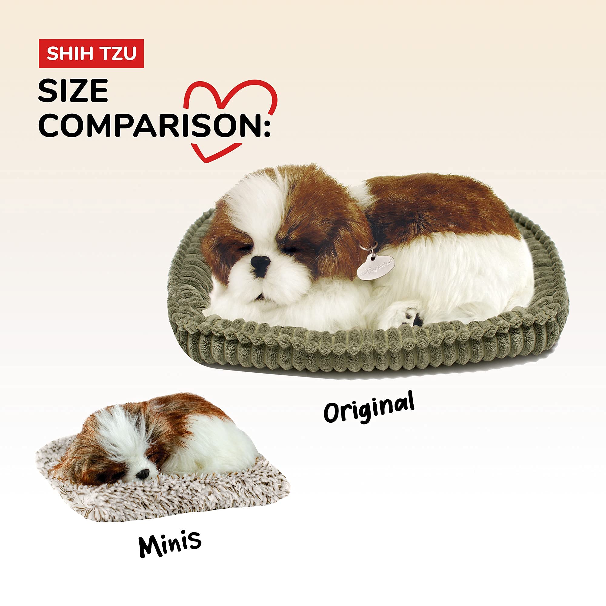 Perfect Petzzz Minis Shih Tzu, Realistic, Life-Like Stuffed Interactive Plush Toy, Electronic Pets, Companion Pet with 100% Handcrafted Synthetic Fur - Image 7