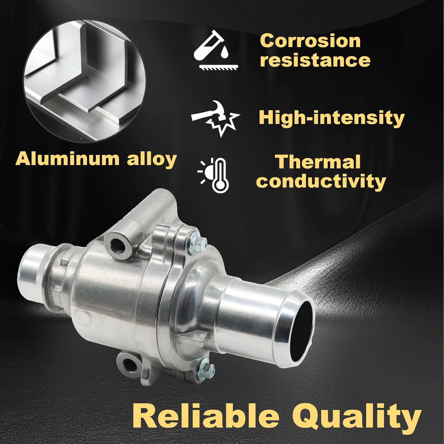 Engine Coolant Thermostat Housing Assembly Compatible with Ford F-150 2011-2022 Lobo 2011-2022 Lincoln Mark LT 2011-2014 Replace# 902-5153 BL3Z8A586D