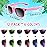ASTARON 12 Pack Party Sunglasses Bulk Neon Party Favors for Beach Wedding Party Pool Party Supplies