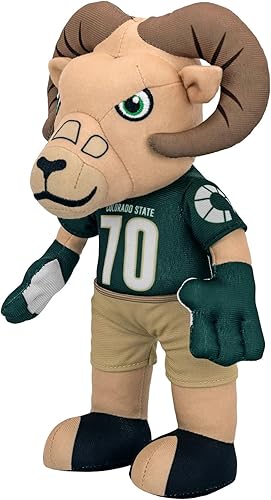 Miniatura 3 de Bleacher Creatures Colorado State Cam The Ram - Figura de peluche de mascota de 10 pulgadas, una mascota para jugar o exhibir