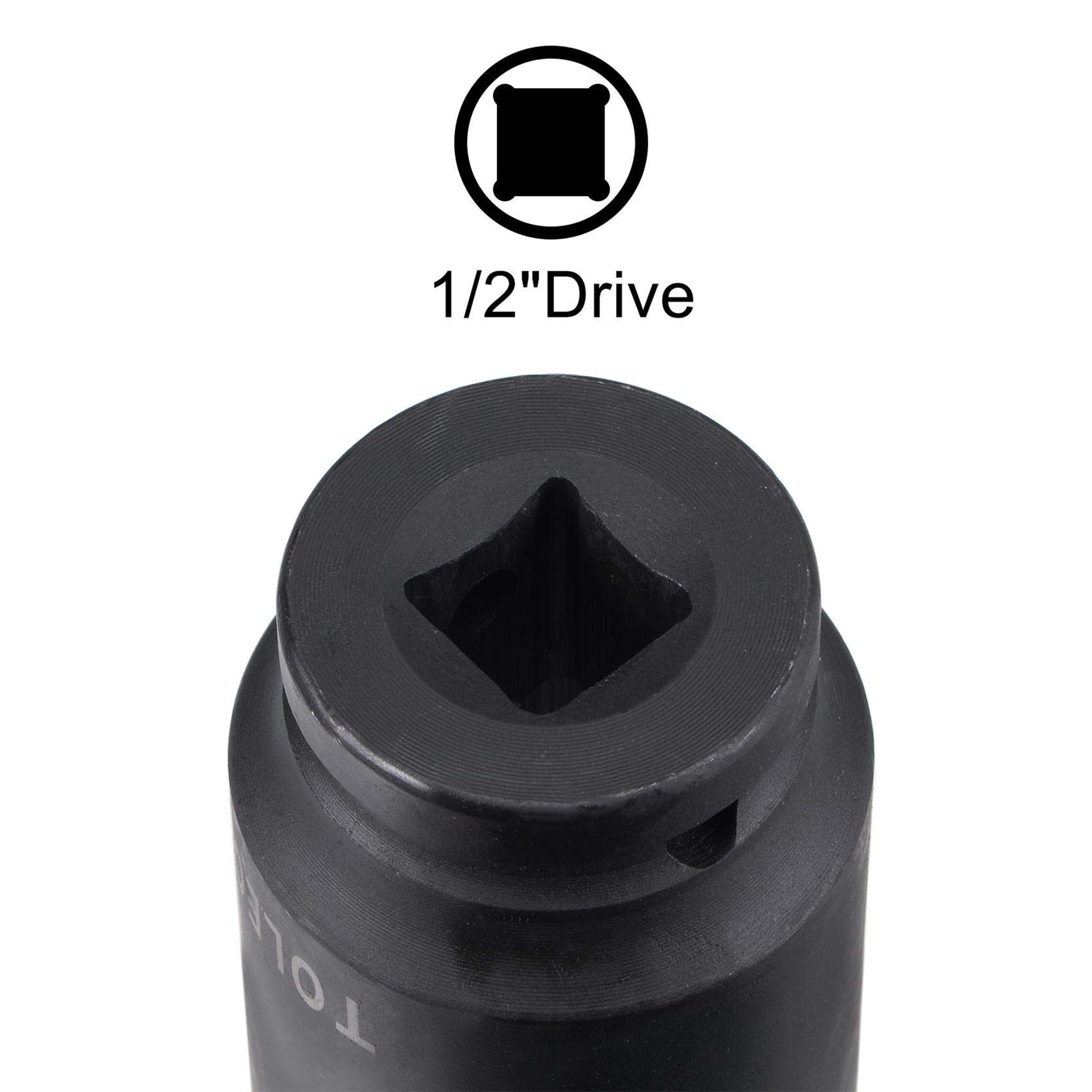 TA-VIGOR 12-Point Deep Impact Socket, 1/2-Inch Drive 30mm Metric Spindle Axle Nut Socket Driver Wrench - Image 4