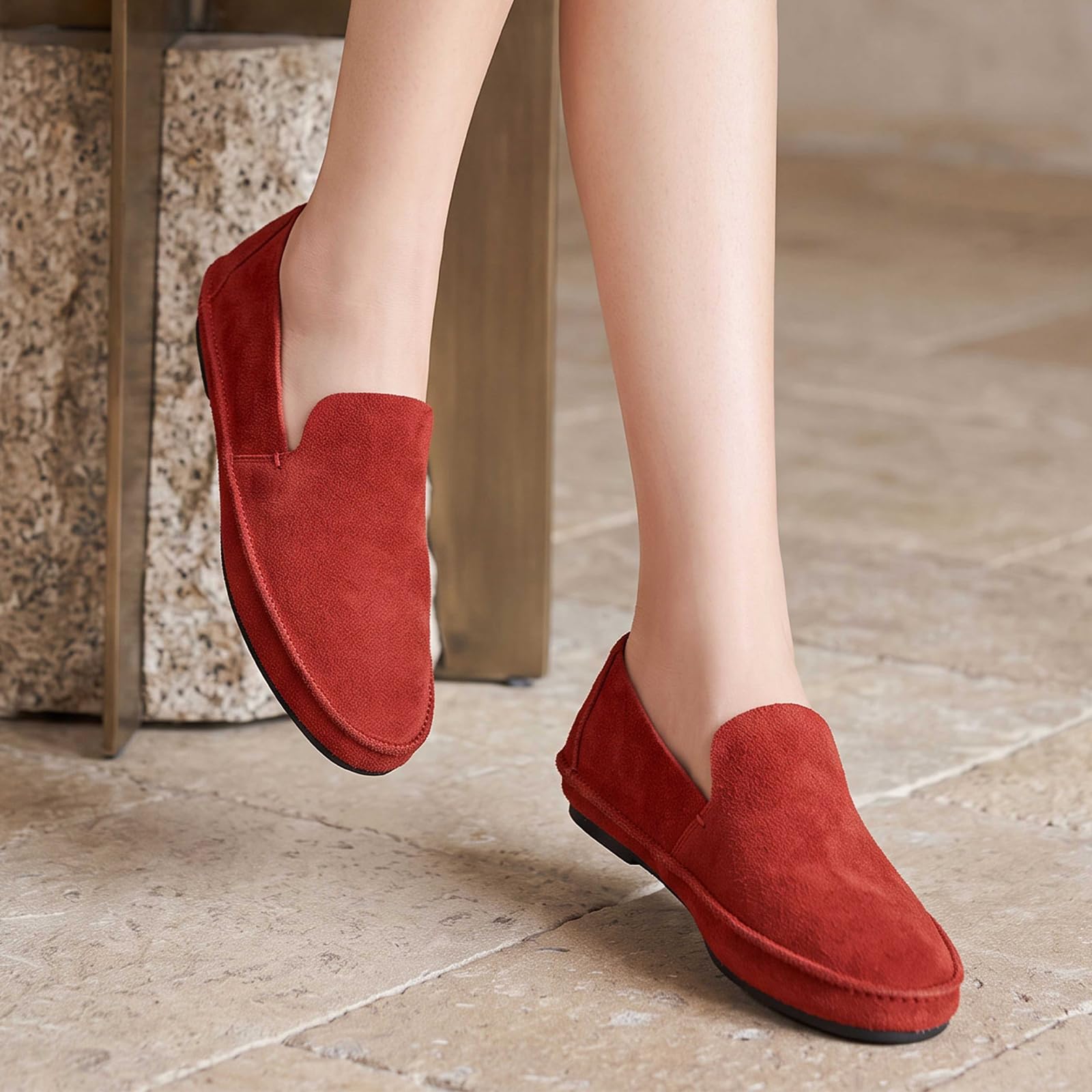 Mocasines Mujer Sin Cordones Zapatos De Viaje De Verano