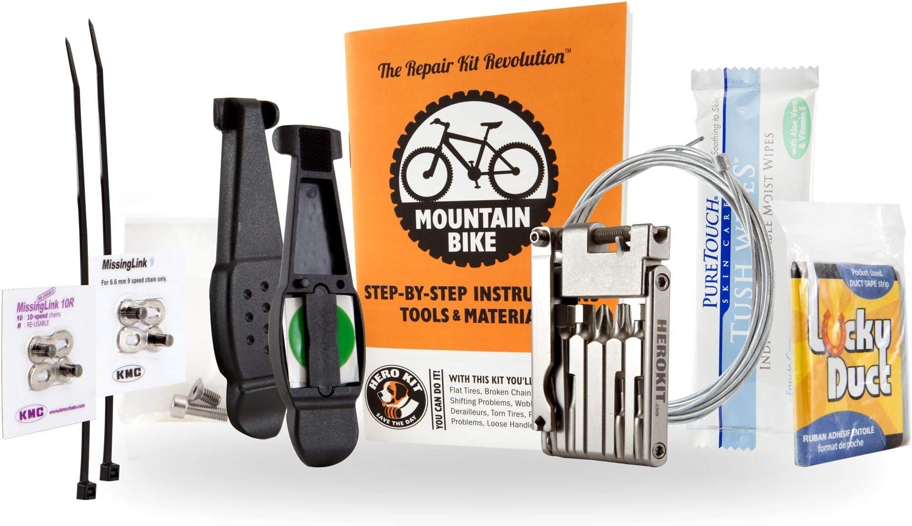 Mountain Bike Repair Kit - Light, Compact, Great Value