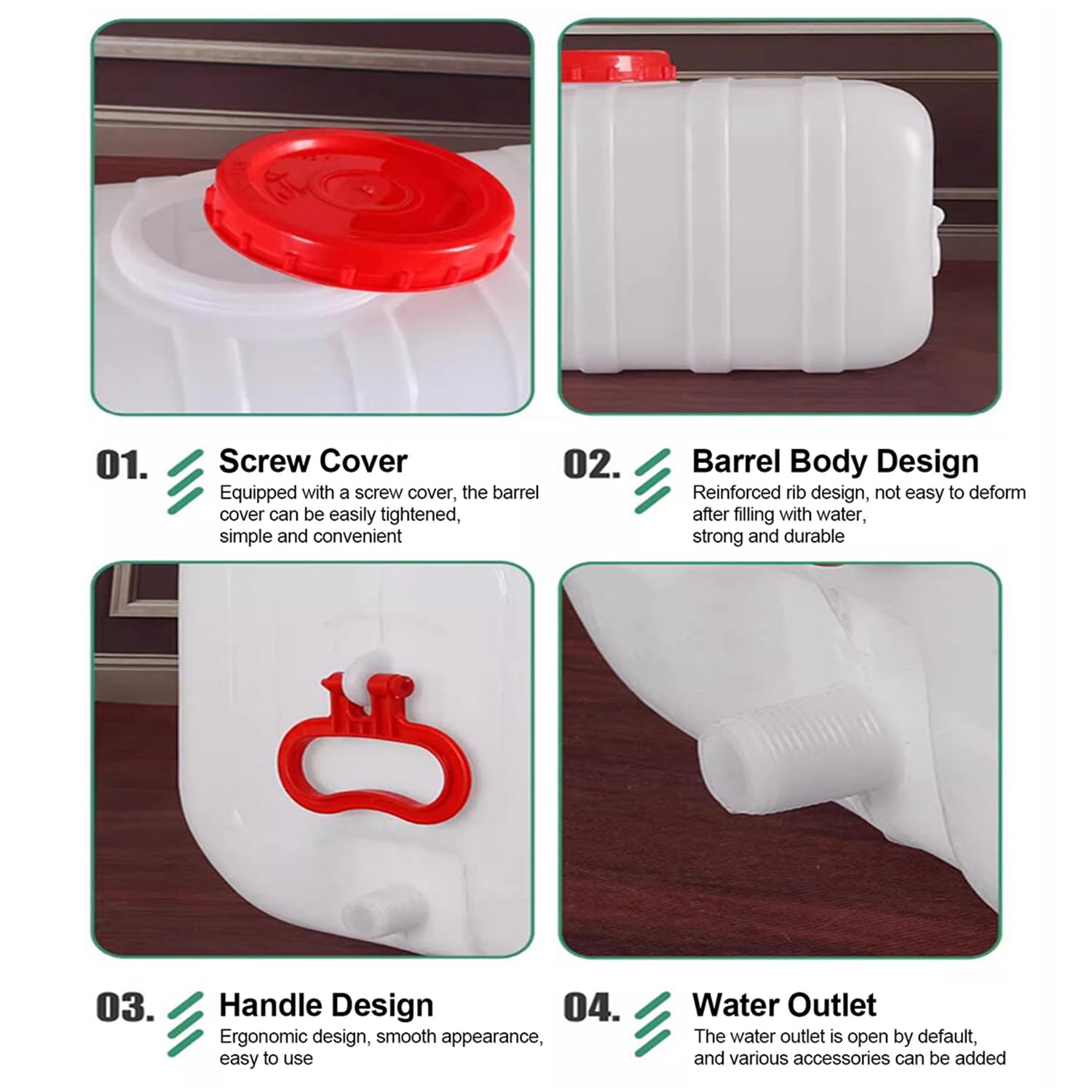 Wasserkanister Mit Hahn 25L/35L/50L/80L/110L/200L Lebensmittelecht Wasserbehälter Wasserkanne Für Auto Outdoor Camping Wandern Angeln Klettern Picknick BBQ Wasservorratsbehälter(Size:80L)