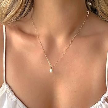 Purelei Pearl Symphony - Collana a mano Y2K con perla barocca