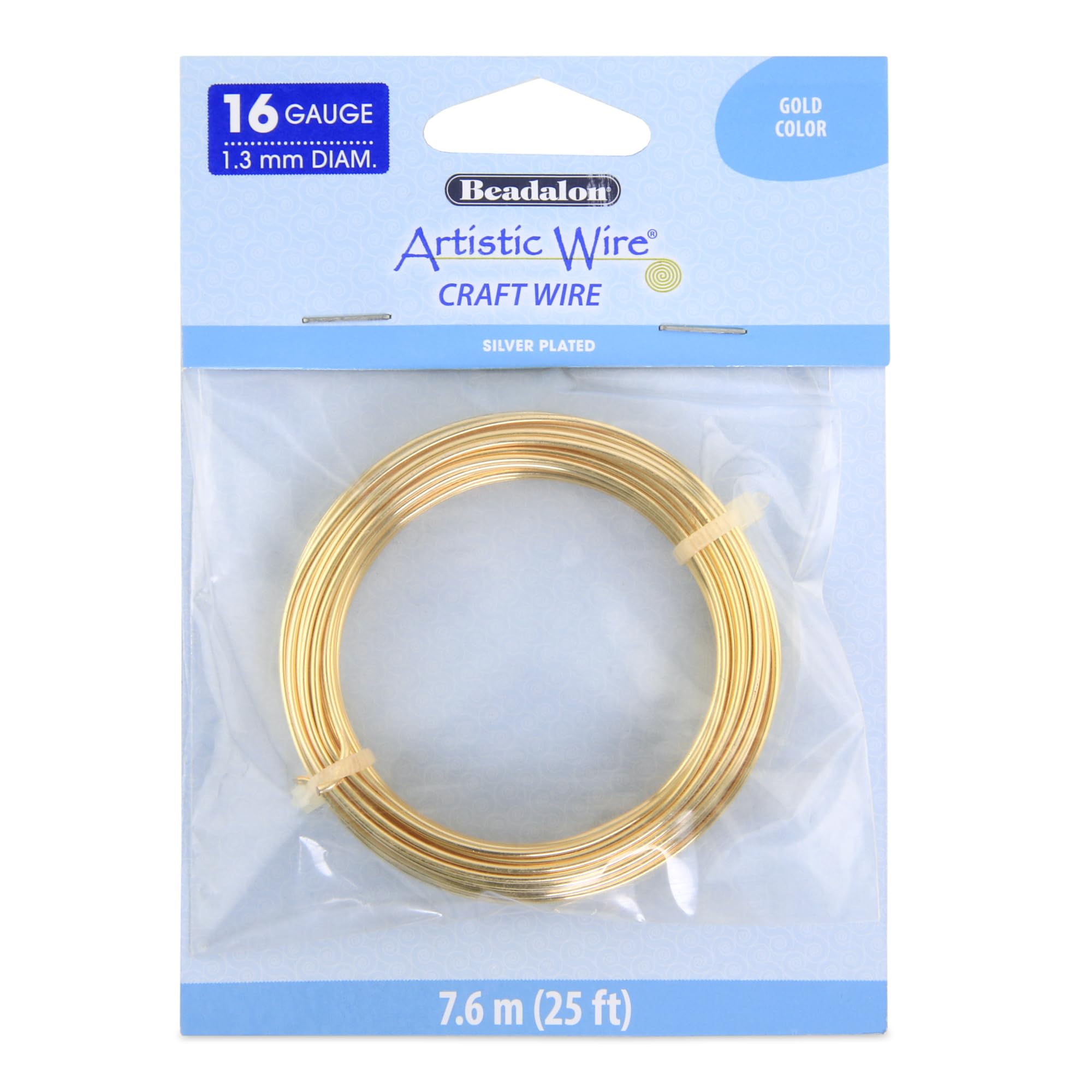 Artistic Wire 16S fil de cuivre dore 7.6m pour création de bijoux