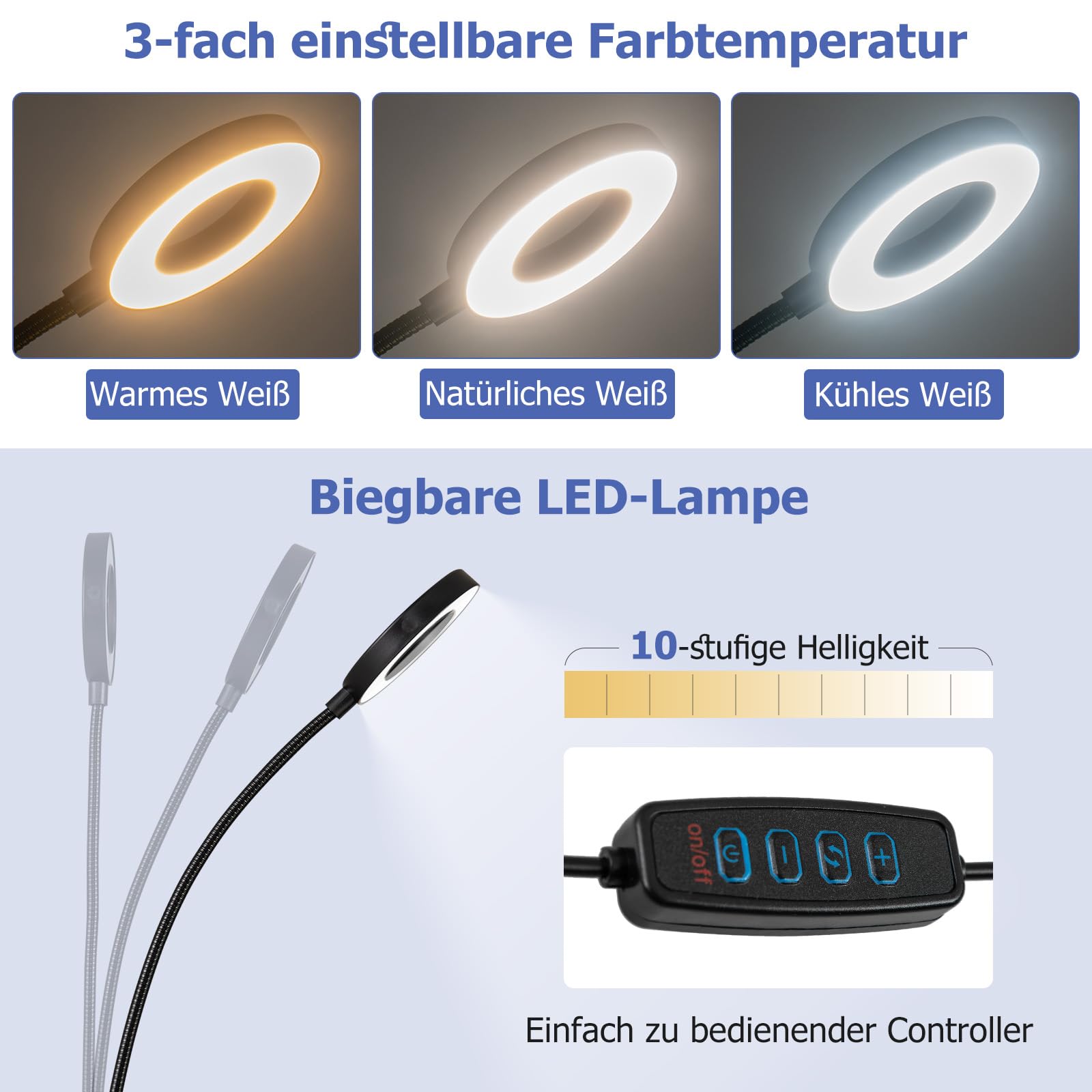 RELAX4LIFE Nageltisch mit Absaugung & LED Lampe, Mobiler Maniküretisch mit 4 Rädern, faltbar Maniküre Tisch mit Tragetasche, Nagelstudio Tisch für Zuhause, Nagelstudios, Schönheitssalons, Schwarz