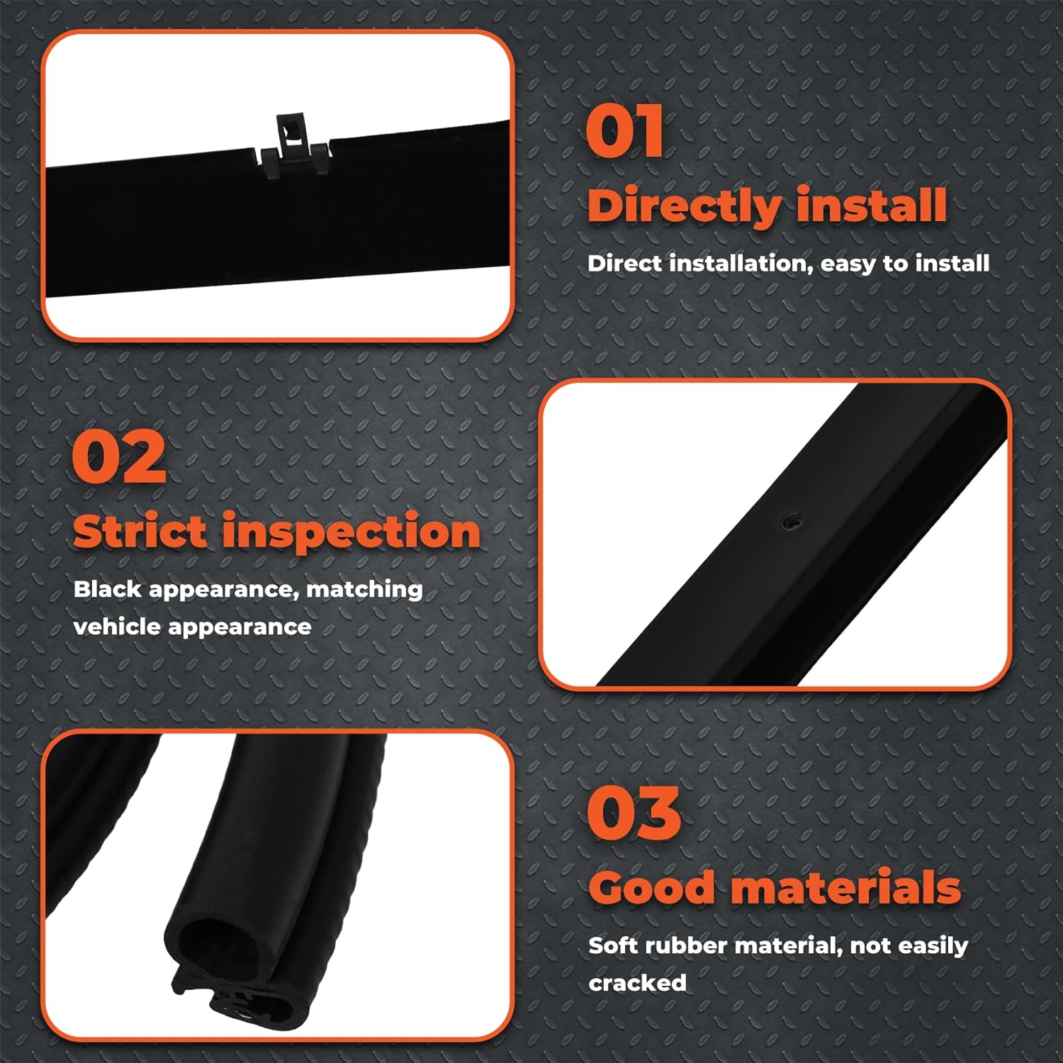 labwork 8 PCS Door Window Weatherstrip Seal Kit Rubber Replacement for Blazer S10 Jimmy S-15 1983-1994