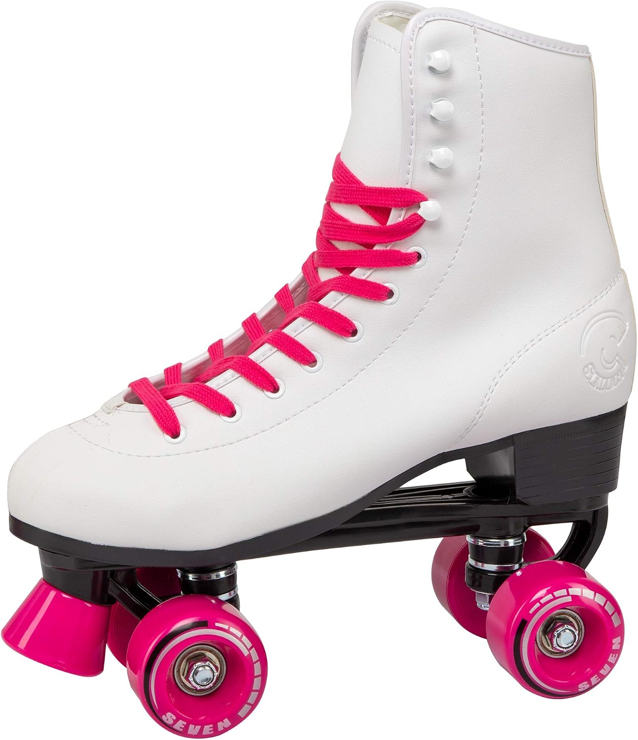 C SEVEN C7skates Soft Faux Leather Quad Roller Skates