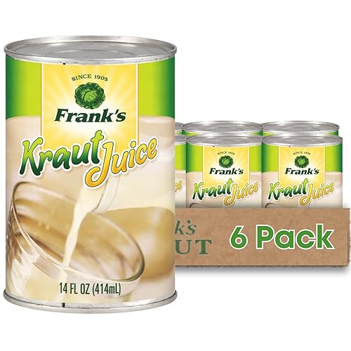 Frank's Jugo de chucrut 14 onzas (paquete de 6)
