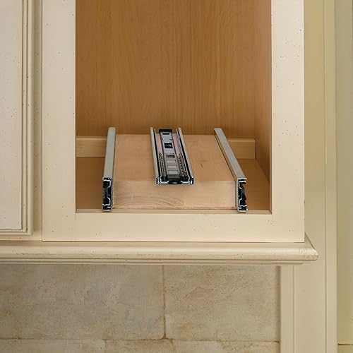 Vista 17 de Rev-A-Shelf Organizador de almacenamiento extraíble de 8 pulgadas para armarios de cocina de pared, estantes ajustables deslizantes para especias