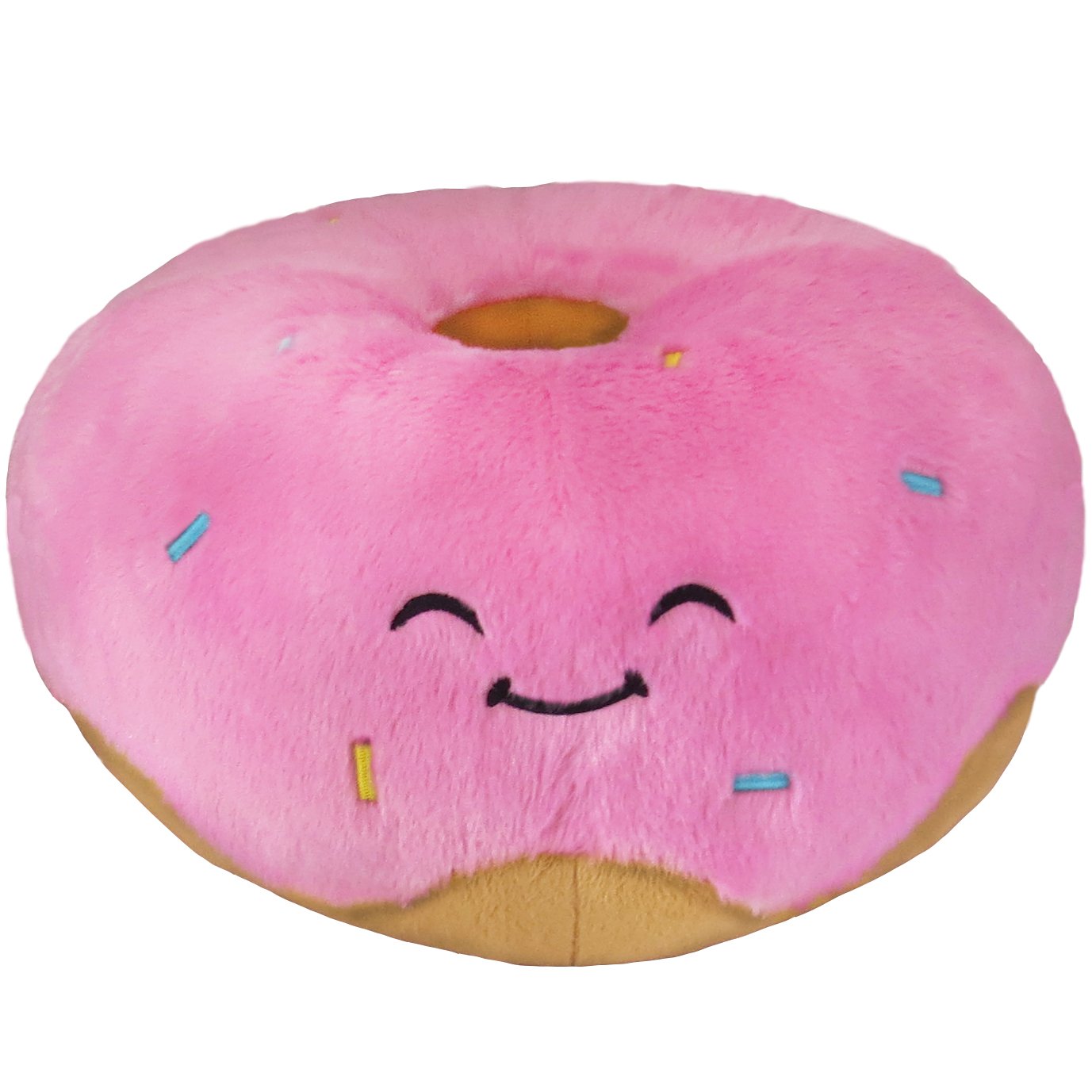 ピンクのふわふわぬいぐるみ Amazon.co.jp: ふわふわ/ピンクドーナツぬいぐるみ - 15インチ : おもちゃ
