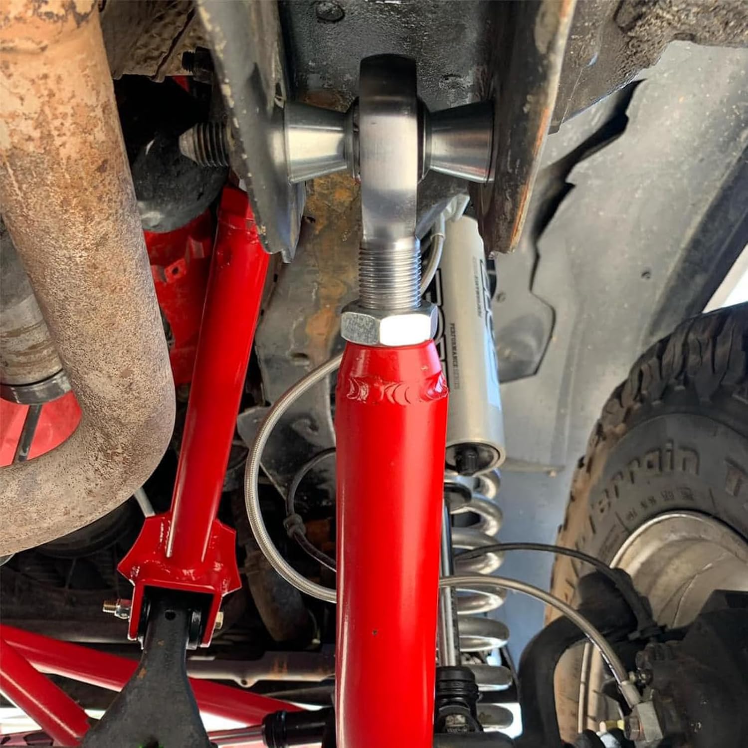 3/4" Heim Joint Rod End Kit with Tube Adapters and Jam Nuts - Right & Left Hand Thread, .750" Chromoly Joints for Panhard Rod - 1 Pair
