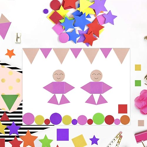 Vista 17 de Coopay Calcomanías autoadhesivas de espuma con números del alfabeto, colores surtidos para suministros de manualidades