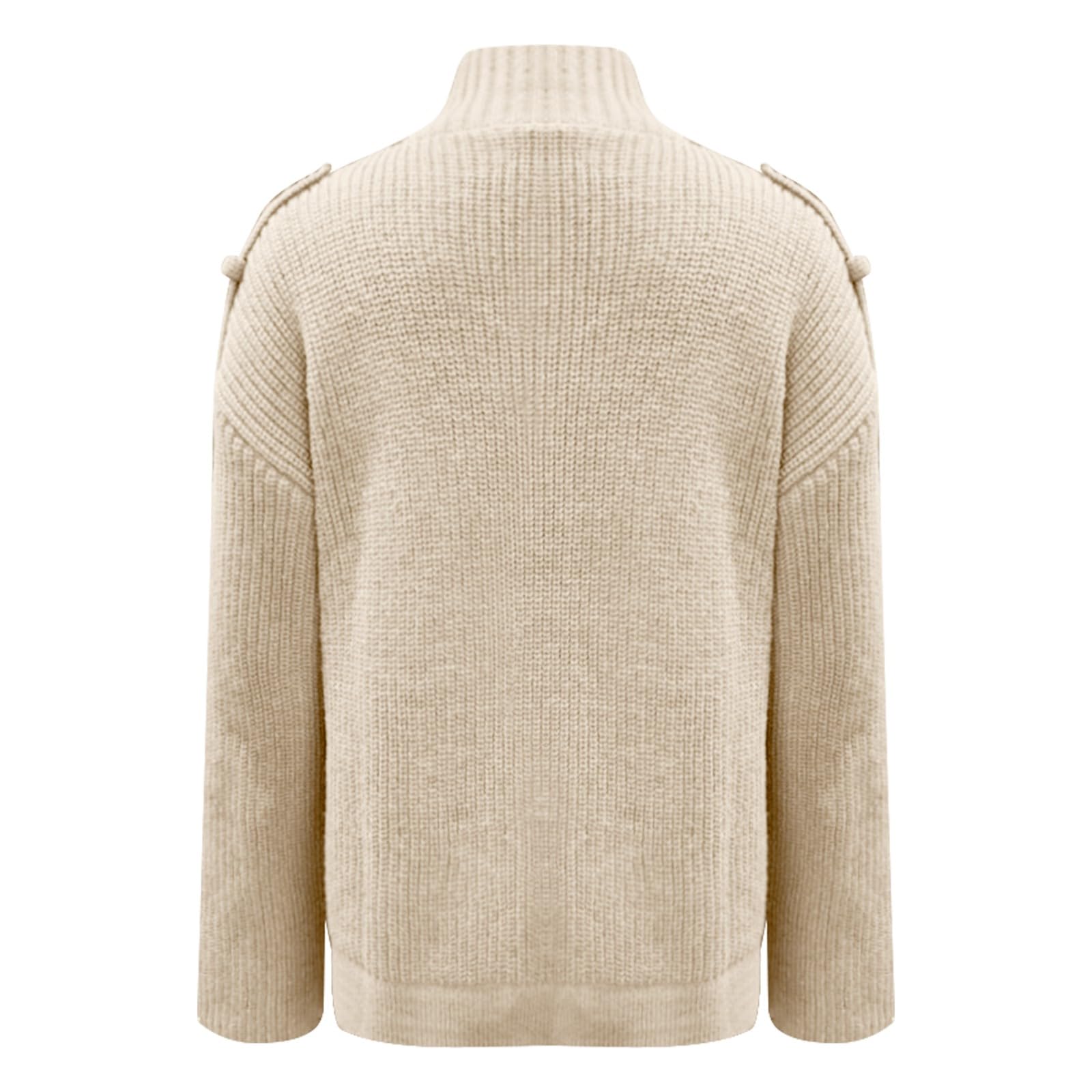Generisch Cárdigan casual de manga larga para mujer, ropa de abrigo suave y transpirable, cárdigan fino y ligero, cárdigan de punto fino casual grueso, cálido, abrigo de punto suave