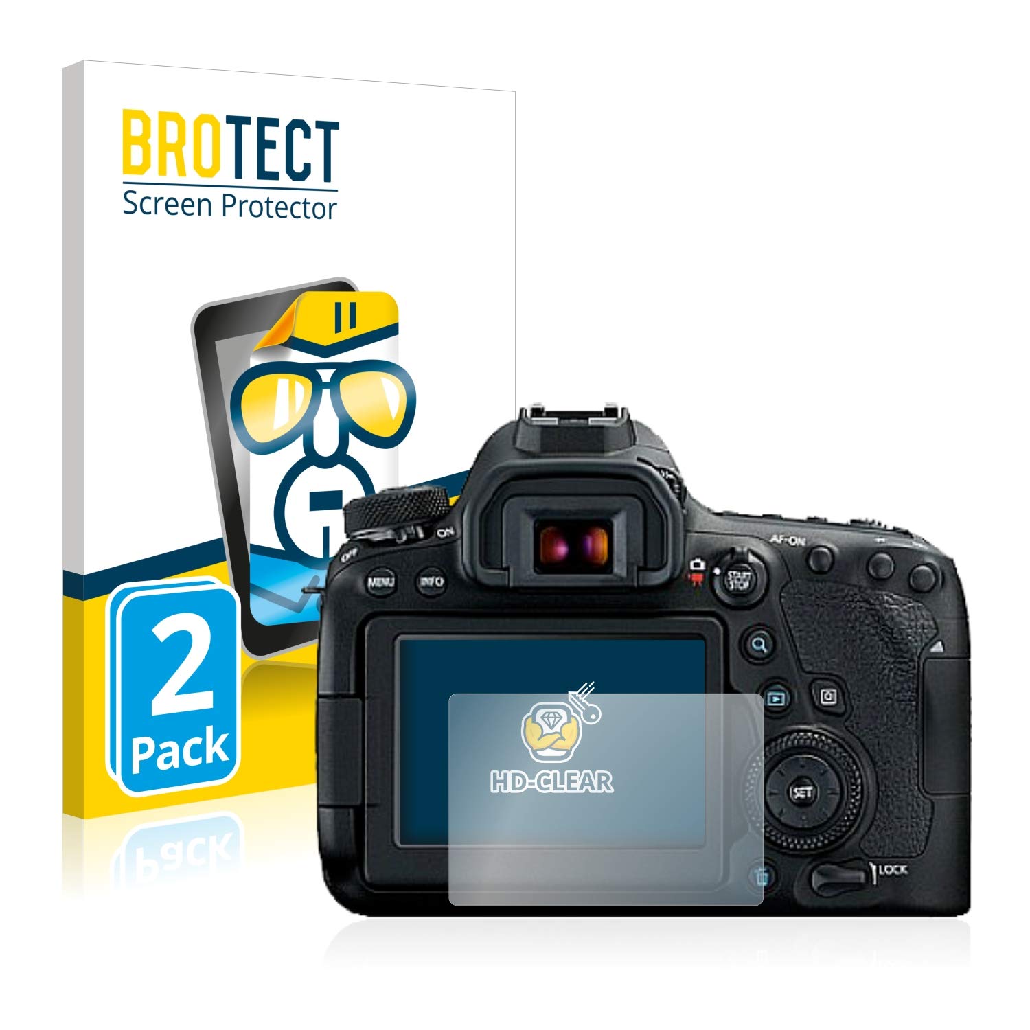 Brotect Protection Écran Verre Pour Canon EOS 1Ds Mark III Film Protecteur Vitre 9H [Anti-Rayures, Transparent