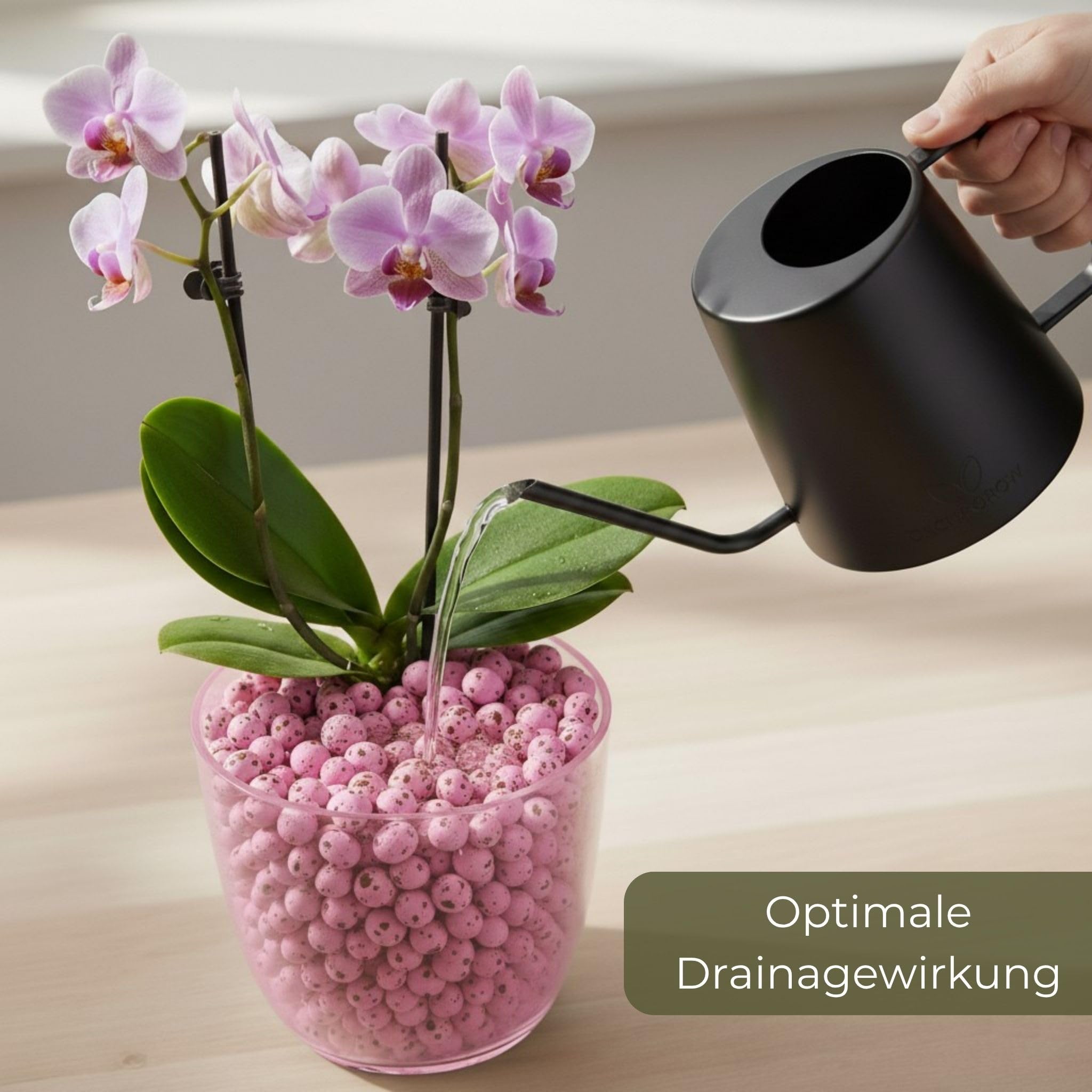 Blähton Indoor Pflanzgranulat 20 Liter braun - farbiges Zimmerpflanzen Ton-Granulat Pflanzsubstrat