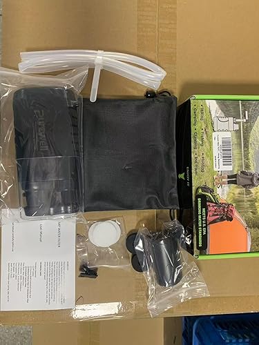 Miniatura 2 de Purewell Bomba purificadora de mano de agua con filtro de agua de carbono reemplazable de 0.01 micrones, 4 etapas de filtro, equipo portátil de